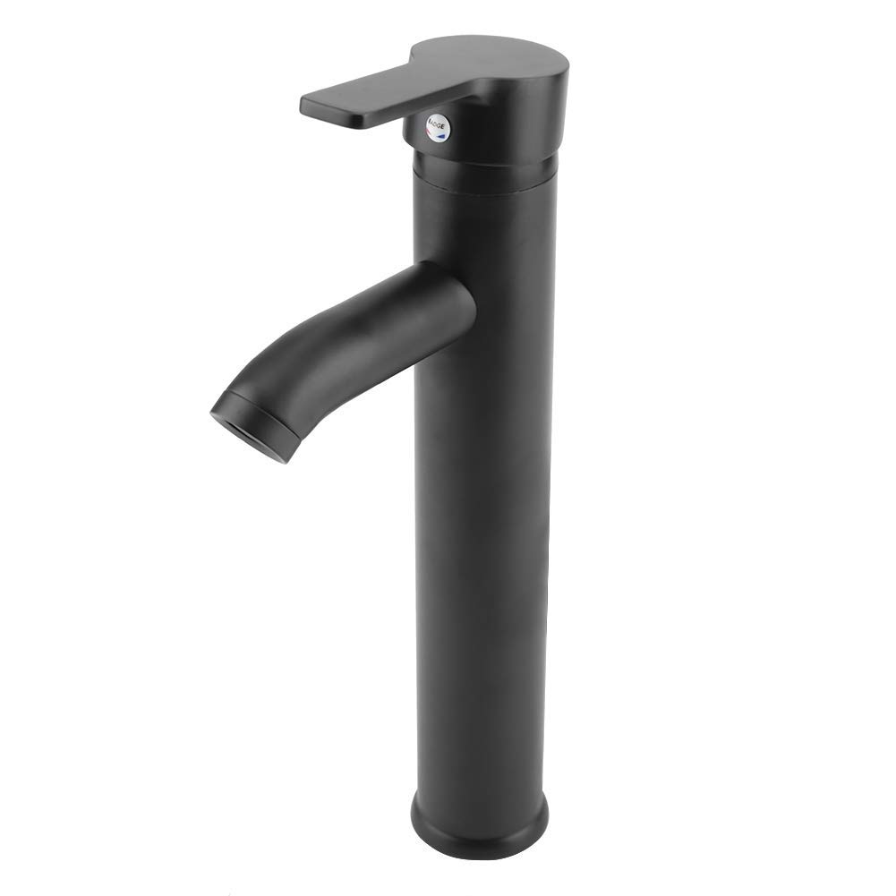 Black Stainless Steel Cold Hot Sink Mixer Tap for Bathroom Toilet