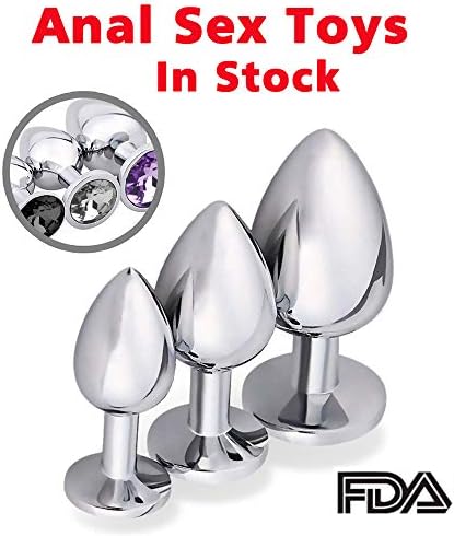 PobbeyUS Stainless Steel Jeweled Stimulation Toys
