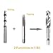Hymnorq 6-Piece Combination Tap and Drill Bit Set – High-Speed Steel, Dual Twist Flute, Integrated 1/4