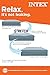 Intex Dura-Beam Standard Series Pillow Rest Classic Airbed with Internal Electric Pump, Queen
