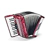 Weltmeister Piano Akkordeon Perle rotperloid