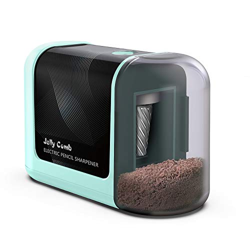 Electric Pencil Sharpener kids, Jelly Comb Battery Operated Automatic Pencil Sharpener for No.2