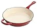 Crock Pot Artisan 12 Inch Enameled Cast Iron Round Skillet, Scarlet Red