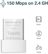 MERCUSYS MW150US N150 Wireless Nano USB Adapter Windows 10/8/7/XP view 2