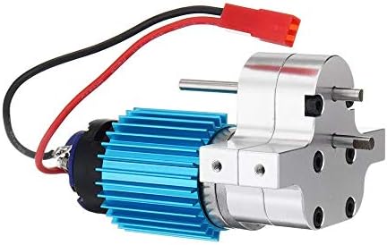 1PC Metal Transfer Gear Box W/ 370 Motor for WPL B-16 B-24 B-36 C24 JJRC Q60 Q61 4WD 6WD RC Car