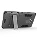 DWAYBOX Huawei Mate 8 Armor Case 2 in 1 Hybrid Heavy Duty Hard Back Cover Case for Huawei Mate 8 Stand Case with Kickstand (Gray)
