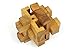 Connection: 3D Wooden Brain Teaser Puzzle from SiamMandalay - Handmade Stress Relief Game for Adults. Conversation Piece for Coffee Tables in Living Rooms and Desk in Offices.