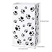 Blulu 36 Pack Dog Paw Gift Paper Bags Dog Paw Treat Goodie Bags Party Favors for Cat Pet Party Favor