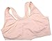 HENNY RUE Women's Front Zipper Closure Sports Bra Padded Workout Yoga Bras