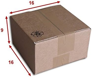 Cajas cartón (N ° 3) formato 160 x 160 x 90 mm: Amazon.es: Oficina y papelería