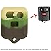 Keyless2Go New Silicone Cover Protective Cases for Remote Key Fobs FCC CWTWB1U345 CWTWB1U331 GQ43VT11T - Camo