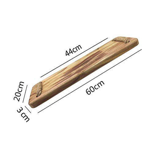 Aoneky Holz Schaukelsitz - Brettschaukel, Baumschaukel Kinderschaukel Schaukelstuhl aus Holz, für Erwachsene und Kinder, Kinderspielzeug (Paulownia Holz) – Bild 7