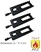 VICOOL 16 inch Cast Iron Burner BBQ Pipe Replacement for Sam's Members Mark Y0101XC Y0660LP Y0600LP2 Y0005XC-2, Sam's Club, Bakers and Chefs, Grand Hall Gas Grills, hyB925 (3-Pack)