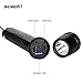 SUAOKI 4-in-1 Cree Led Rechargeable Brightest Flashlight Torch Light Powered by 10,400mAh External Battery Charger with Window Smasher and Belt Cutter Emergency for Car Waterproof IPX6