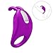 Vibrating Cock Ring Powerful 7 Speeds Silicone Penis Ring Vibrator Clit Stimulator 100% Waterproof Rechargeable Adult Toy for Men Couple Sex