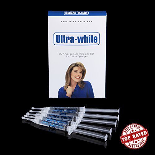 The Best Teeth Whitening Gel- Ultra White&copy; Pharmaceutical Grade 22% System for Whitening Only One Hour a Day-... image