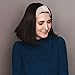 BLOM Original Multi Style Headband. for Women Yoga Fashion Workout Running Athletic Travel. Wear Wide Turban Thick Knotted + More. Comfort Style & Versatility. (Taupe)