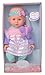 My Sweet Baby Interactive Blue Eyed Doll with Butterfly Design Dress, Baby Bottle and Butterfly Toy