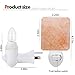GRDE Salt Lamps Himalayan Natural Crystal Rock Salt Stone Lamp Night Light with Cordless Holder (Cube)
