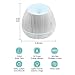 LEMON Mini Cool Mist Air Humidifier Ultrasonic Aroma Essential Oils Diffuser with Multiple Lighting Options, White Wood Grain, 150 mlthumb 2