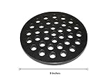 Hongso PCH09 Cast Iron High Heat Charcoal Fire Grate for Large Minimax Big Green Egg Grill, Big Kamado Joe Grill, or Other Ceramic Grills, 9-inch