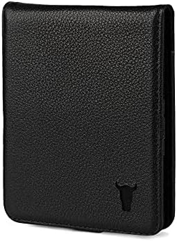 TORRO Genuine Leather Golf Accessory Wallet Set – Includes {5 x 70mm Bamboo Tees [Pencil] [Brushed Metal Divot Repair Fork & Ball Marker]