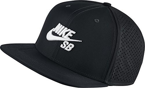 Nike SB Trucker Snapback Hat - Black/Black/White