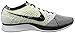 nike flyknit racer unisex running trainers 526628 sneakers shoes (9 D(M) US, Black/White-Volt)