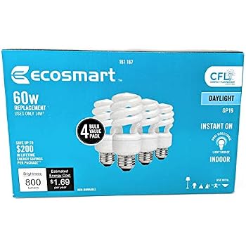 TCP 14-watt G25 Globe CFL Light Bulb - 2700K Warm White Energy Efficient