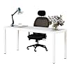 Need Computer Desk 63 inches Large Desk Writing Desk with BIFMA Certification Workstation Office Desk,White AC3DW-160