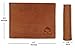RUSTIC TOWN Wallet for Men-Genuine Leather RFID Blocking Bifold Wallet With Coin Pocket (Brown #2)