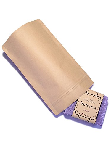 Innerest Himalayan Pink Salt Soap with All Natural Face Body Hair Cleansing Acne Beauty Bar Aromatherapy Handmade in USA (5.3 oz (150g), Peppermint)