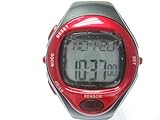 Heart Rate Monitor Calories Counter Fitness Pulse Watch Wristwatches Sports Watch Digital Running Timer (Red)