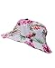 NYfashion101 Fashionable Unisex Satin Lined Printed Pattern Cotton Bucket Hat (Pink Floral Medium)