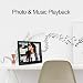 Digital Photo Frame 1080P HD IPS Screen Electronic Picture Frame 9 Inch Advertising Machine with Video Player, Calendar, Alarm, Remote Control. [Jimwey]thumb 4