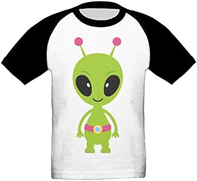 Friendly Alien Raglan Shirt,Marcelhol Athletic Baseball Raglan Tee,Short Sleeve Raglan Sleeves For Toddler
