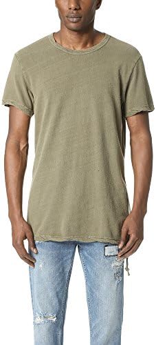 Ksubi Men's Loose Morals Nep Tee, Dull Army, Medium