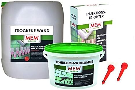 Mem Trockene Wand 20 L 24 Trichter 10 Kg Bohrlochschlamme Amazon De Baumarkt