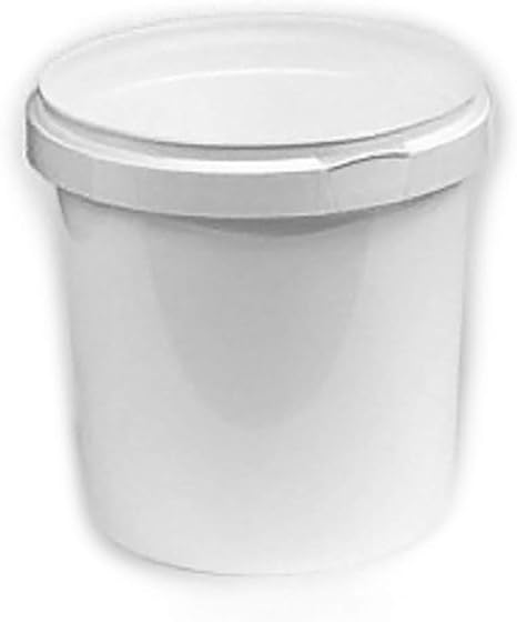 Amazon 1リットル ホワイトプラスチックバケツ 白い蓋付き 100個 ゴミ箱 ゴミ入れ オンライン通販