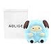 AOLIGE Jumbo Squishy White Sheep Slowing Squishies Kawaii Kids Fidget Toys Stress Relief Toy (Blue Sheep)