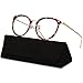 SOJOS Round Women Eyeglasses Fashion Eyewear Optical Frame Clear Glasses SJ5969 with Leopard Print Frame/Gold Temple
