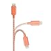 iPhone 7 Charger, 2 Pack 6 Ft Long, F-color Braided MFi Lightning to USB Cable for iPhone 7 6S 6 Plus 5S 5C 5 iPhone SE 2016 iPad Air 2 3 Mini 4 iPad 4 iPad Pro, iPod Touch 5 iPod Nano 7 Orange Green