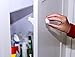 Magnetic Cabinet Lock - Baby Proof Your Home - 6 Strong Safety Locks + 2 Keys - Works with Drawers, Easy Installation with 3M Adhesive Tape, No Tools or Drill - Free eBook Included with Purchase
