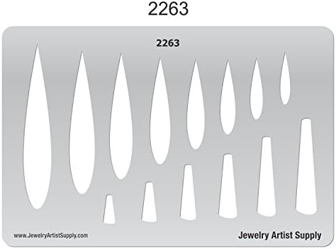 Creative Shapes Template - Teardrops and Chimes 2263
