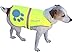 Reflective Dog Vest Large with Adjustable Strap and Florescent Reflectors. Safety Vest for Dogs and Dog Raincoat for Walks in Rain or Snow - Reflects Car Lights for Safety. Also Used As Hunting Vest for Dogs. Lightweight and Comfortable.