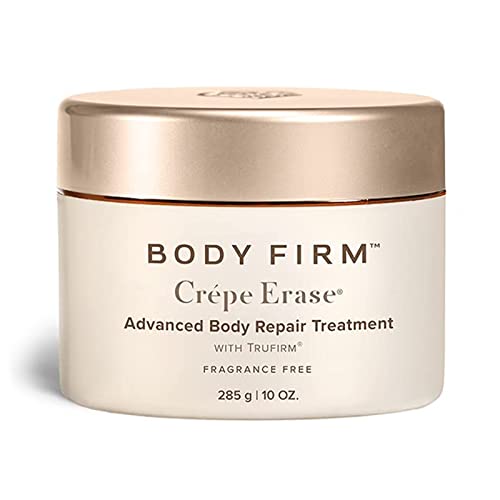 Crépe Erase Advanced Body Repair Treatment, Anti Aging Wrinkle Cream for Face and Body, Support Skins Natural Elastin & Collagen Production - 10oz (Fragrance Free)