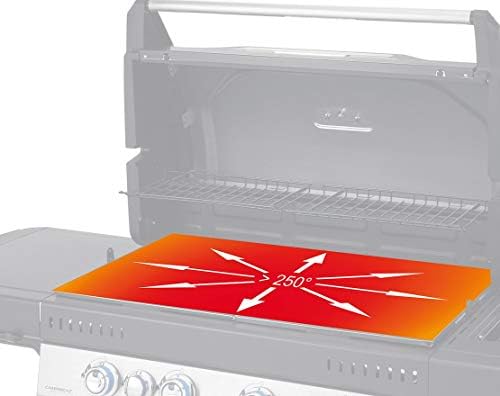 Campingaz Barbecue à gaz Class 4 L Plus, 4 brûleurs, Puissance 12.8kW, Système de nettoyage facile InstaClean, Grille et plancha en fonte double émaillage, 2 tablettes latérales