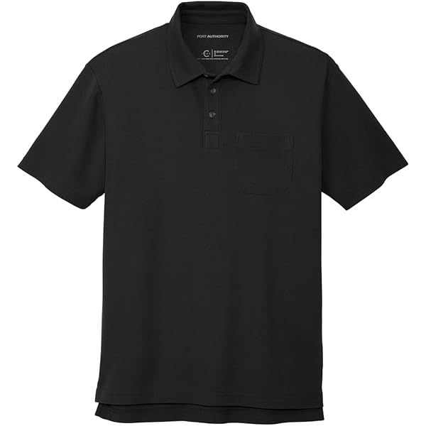 Port Authority Core Classic Pique Pocket Polo Shirt Deep