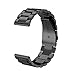 Kuxiu Compatible with Garmin Fenix 3 Replacement Watch Band, Stainless Steel Metal Wristband Bracelet for Fenix 3 / Fenix 3 HR/Fenix 5X Smart Watch (Black)