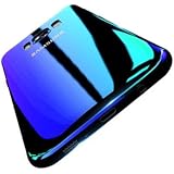 Winhoo Galaxy S8 Case,Gradual Colorful Gradient Change Color Ultra Thin Electroplating Blue Light Mirror Lightweight Anti-Drop Transparent Clear Hard Back Cover Case for Samsung Galaxy S8